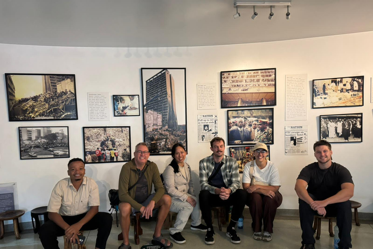 Nairobi city walking tour with traditional Kenyan Lunch.