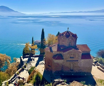North Macedonia : Lake Ohrid, St Naum from Tirana & Durres