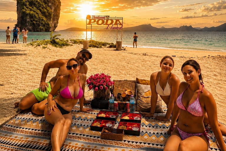 Krabi: Private luxury Longtail Boat Sunset & Plankton Tour