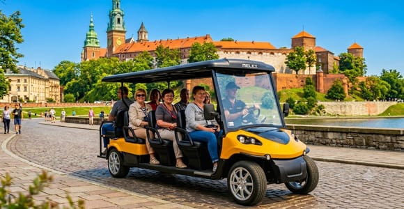 Krakow: City Sightseeing Tour by Electric Buggy Golf Cart