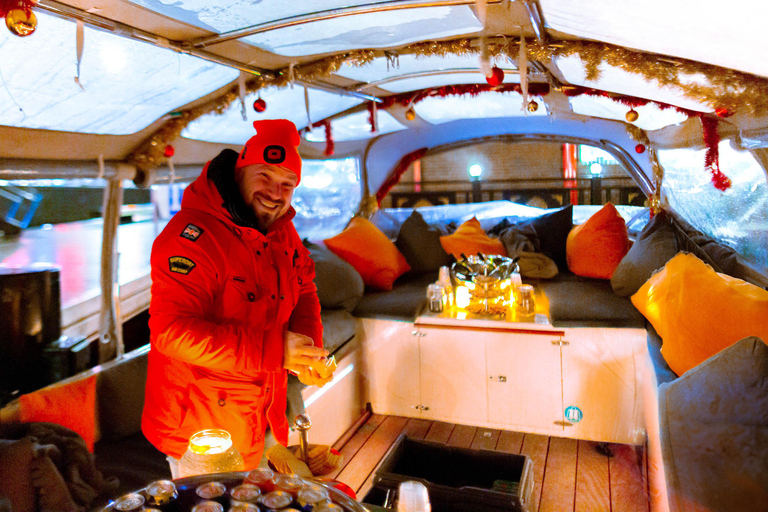 Amsterdam : Tour en bateau du festival des lumières avec collations et boissons