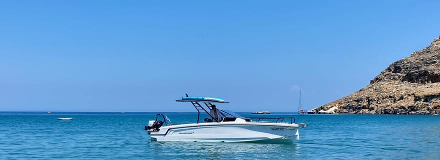 Lindos : Tour en bateau privé - 3 heures d'aventure côtière