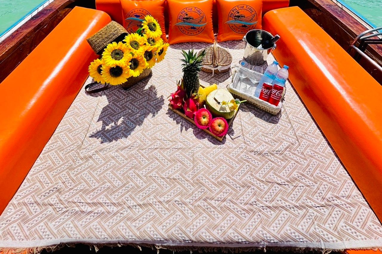 Phi Phi Islands: Private Sunset Cruise with Snorkeling Phi Phi Islands: Private Sunset Cruise with Snorkeling 4 hr