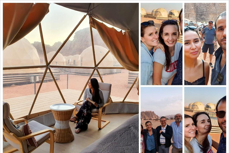 Experience Jordan in 3 Days : Petra & Wadi Rum & Dead Sea Deluex Tent Luxury ( Sunctiy Camp 5 star )
