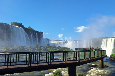 Tour privato di un giorno su entrambi i lati delle cascate