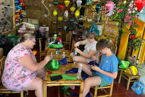 Cours de fabrication de lanternes à Hoi An avec option peinture