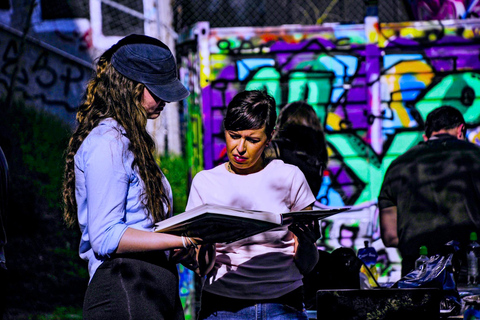 Basileia: Workshop de graffiti e arte urbana com snacks e bebidas