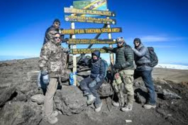 Kilimanjaro: trekking di 8 giorni lungo il percorso Marangu con pernottamento in rifugioKilimanjaro: 8 giorni di trekking sul percorso Marangu con pernottamento in rifugio