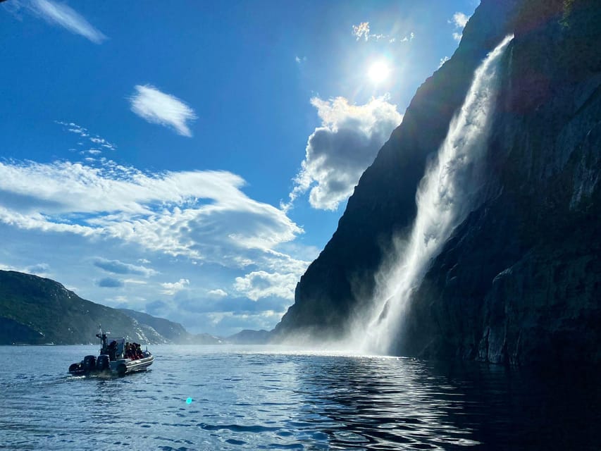 From Stavanger Lysefjord Sightseeing RIB Boat Tour GetYourGuide