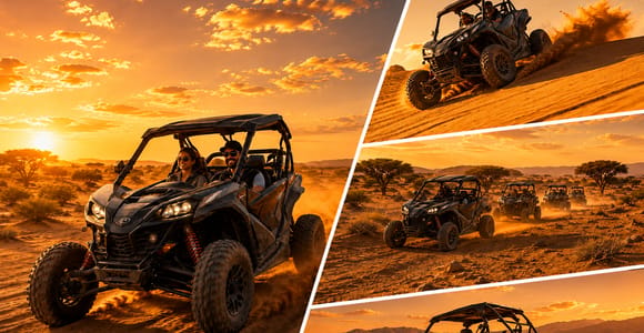 Agadir: Sunset Desert Buggy Tour, Berber Tea & Pickup