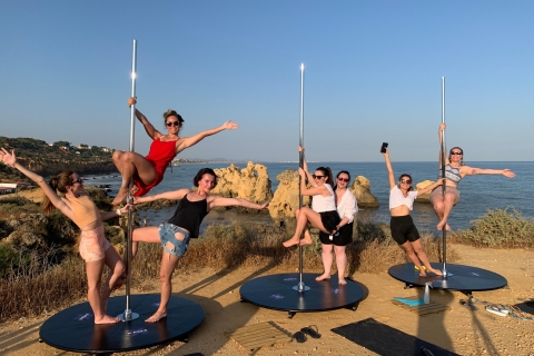 Algarve: paaldanservaring met uitzicht op de oceaan met Prosecco