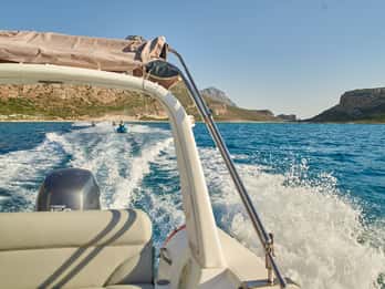 Crociera pomeridiana privata alla Laguna di Balos con la barca Poseidon