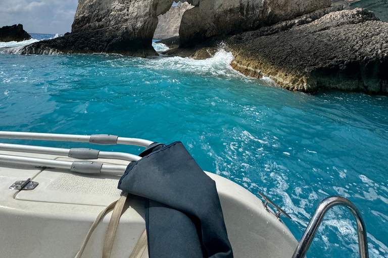 Zakynthos: Navagio Beach, Blue Caves, and Boat Tour