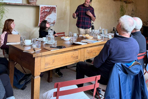 Piedmont wine experience in a tasting room in Milan