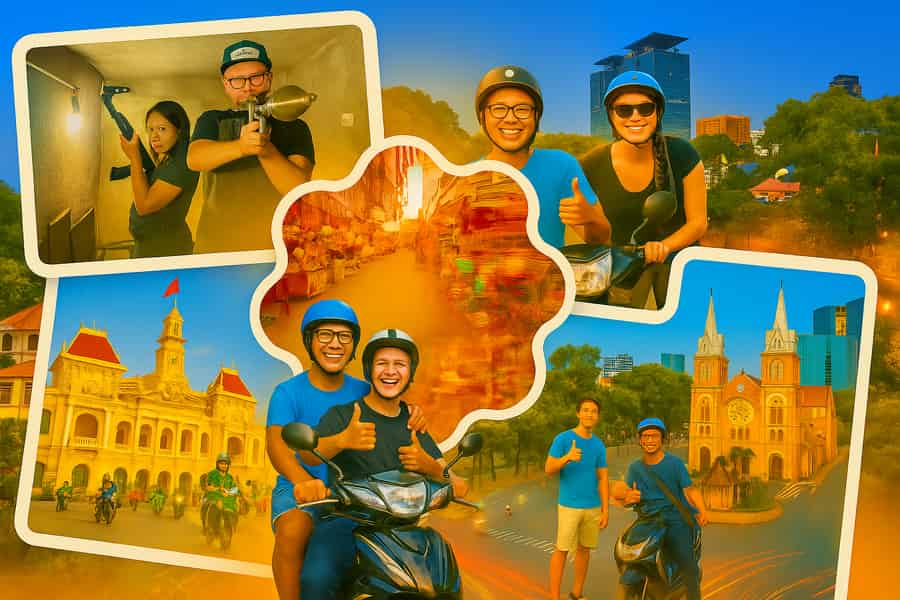 private Tour: Besuche 5 Stadtteile von Ho-Chi-Minh-Stadt mit dem Motorrad. Foto: GetYourGuide