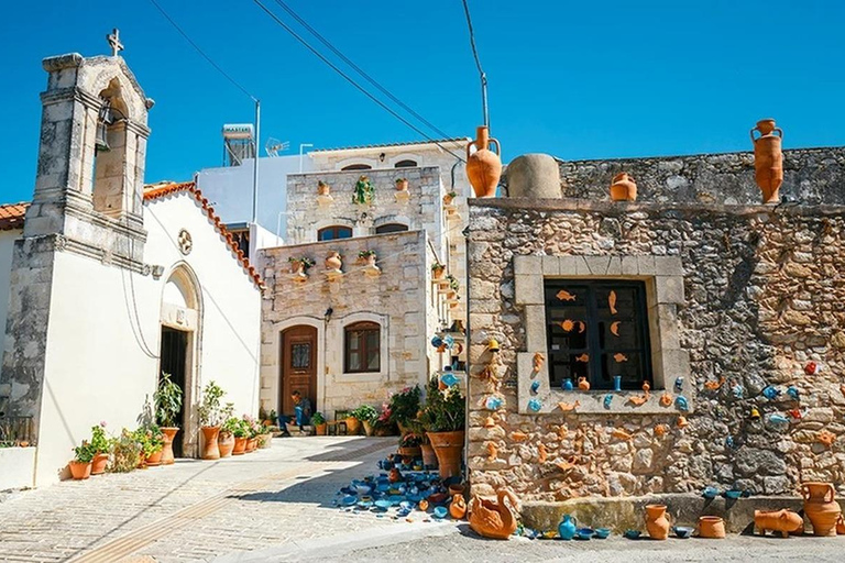 Rethymno : Excursion d&#039;une demi-journée à la grotte de Melidoni et au monastère d&#039;ArkadiDe Panormo, Lavris, Scaleta Stavromenos et Sfakaki