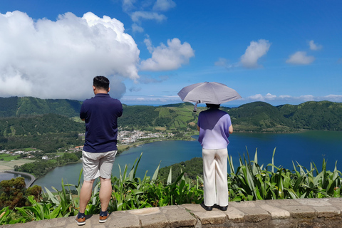 Ponta Delgada: Wycieczka brzegowa Sete Cidades i wulkan FurnasWycieczka brzegowa: wycieczka na wyspę São Miguel