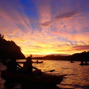 Okinawa: Beautiful Sunset Kayak Tour with Photos Okinawa: Beautiful Sunset Kayak Tour with Photos