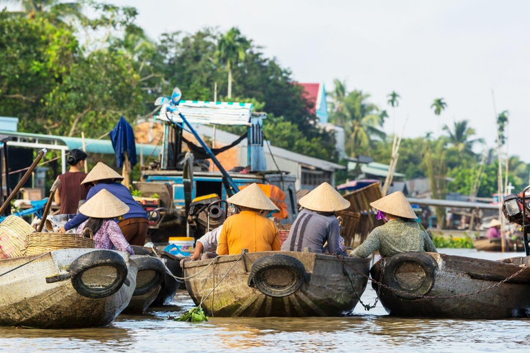Excursión de 2 días por el Delta del Mekong :Explora el Mercado Flotante de Cai Rang