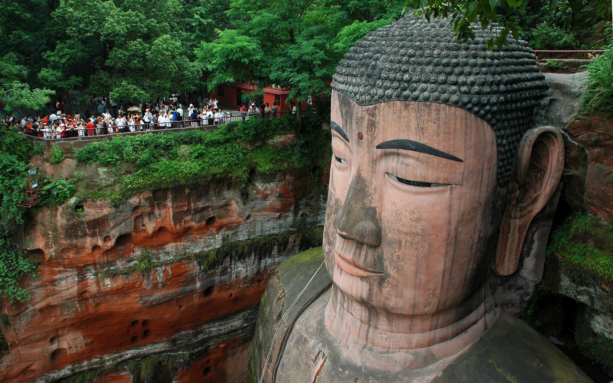 Chengdu: E-Ticket für den Leshan-Buddha mit Transfer-/Reiseleiter-Option