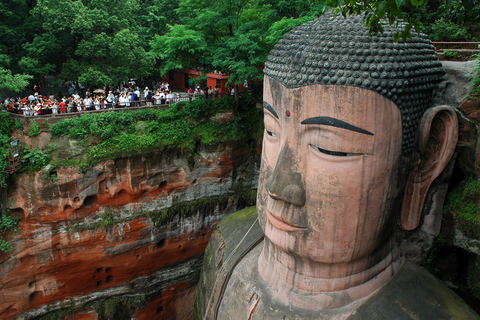 Chengdu: Leshan Buddha Optional Tours w/ Transfer or Guide 14:30-16:30 Buddha E Mt. Tickets Only (no guide no transfer)