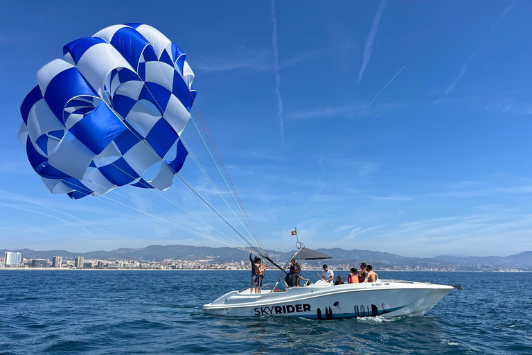 Barcelona: Parasailing Adventure Ride with Scenic Sea Views