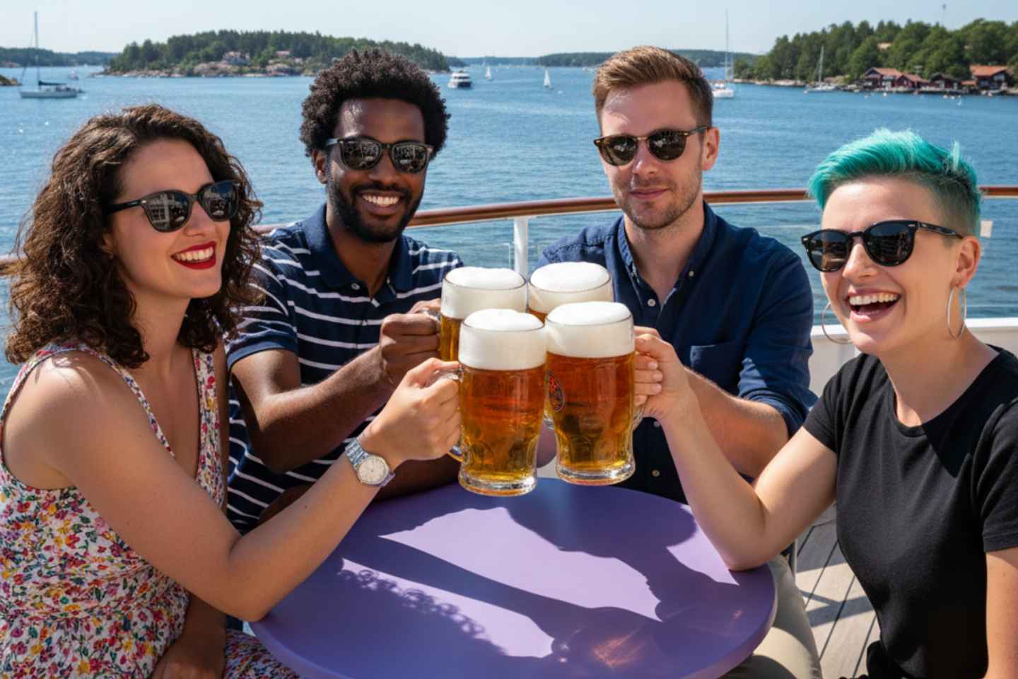 Stockholm: Vasa Museum, Vrak & Canal Live Guided Boat Tour