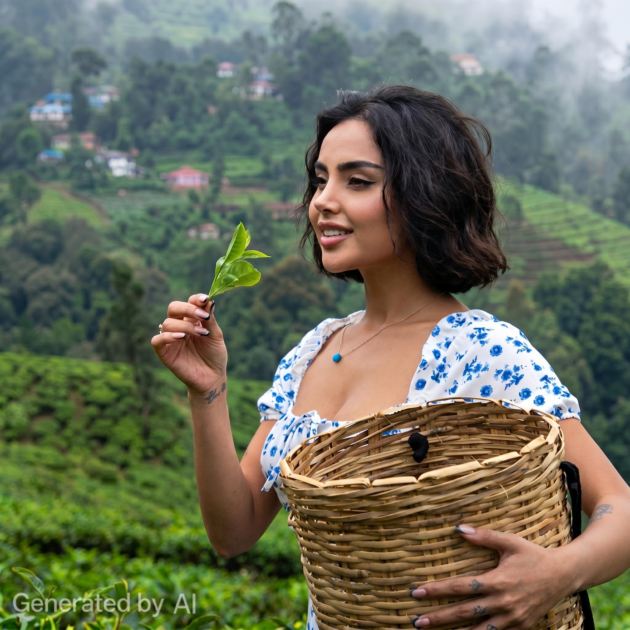 Tee-Tour in Nuwara Eliya: Verkostung und Pflücken mit Wasserfällen