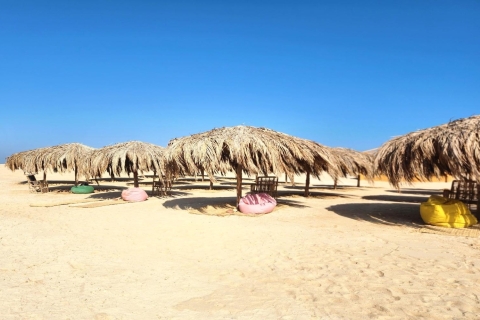 Hurghada: Wycieczka łodzią na wyspę Magawish z lunchem i transferem