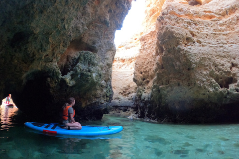 Visite des grottes de SUP à Ponta da Piedade, Lagos