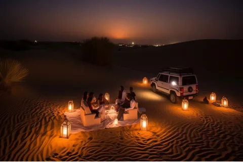 DOHA: Nachtwüstensafari mit Sternenhimmel Kamelritt