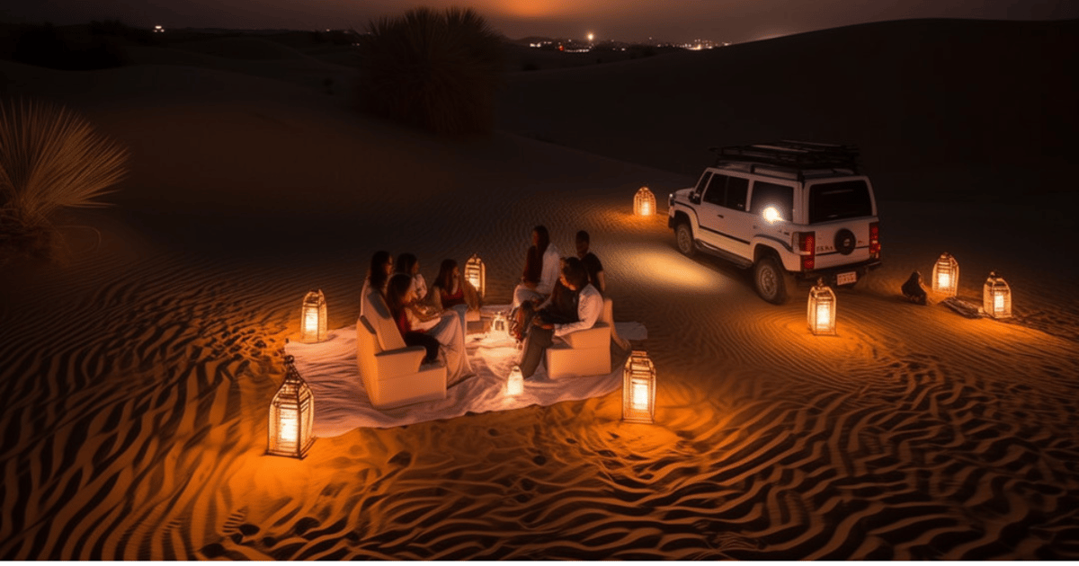 Evening Desert Safari Delights Dubai