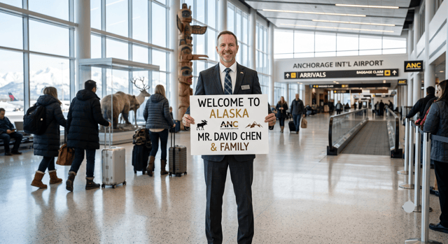 Anchorage: ANC Airport Private Transfer to/from City Center