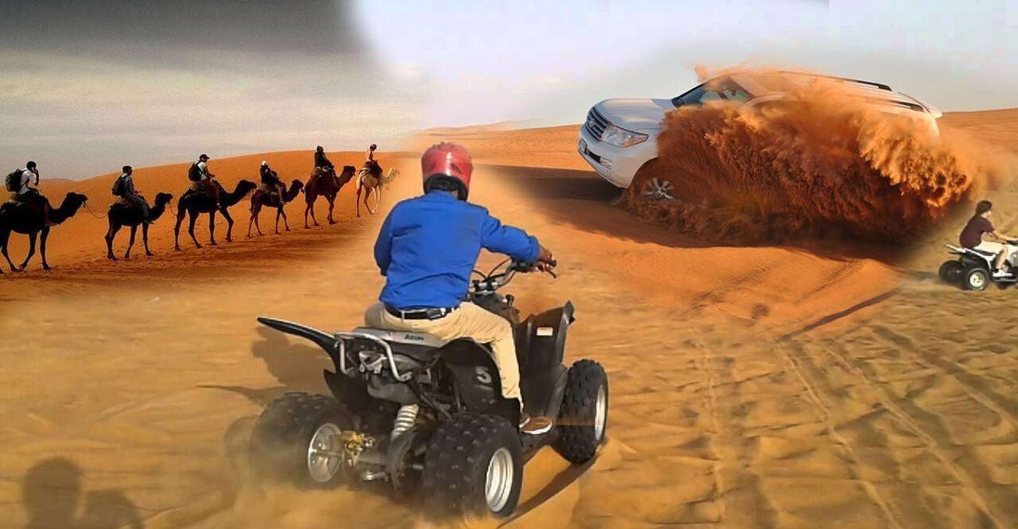 Doha: DesertSafari with Quad Bike, Camel Ride & Sandboarding photo 12