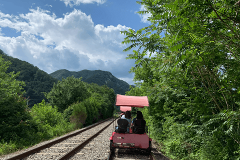 Seoul: Nami, Petite France, Italian Village, Railbike Option Group Tour from Myeongdong