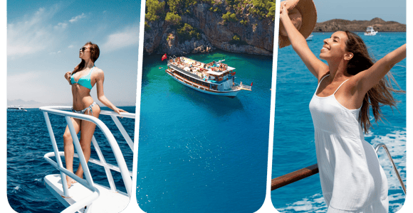 Marmaris/Icmeler : All Inclusive Boat Trip w/Drinks & Lunch