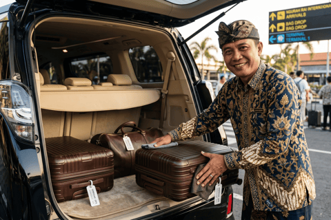 Bali DPS Airport Private Transfer to/from Ubud/Kuta/Denpasar Arrival: DPS Airport to hotel in Denpasar center