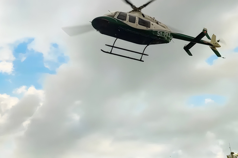 Nairobi: Helicopter Tour with Wildlife and City Views For Group of 3