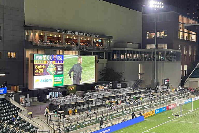 Portland Timbers Football Game at Providence Park Longside Lower - Central