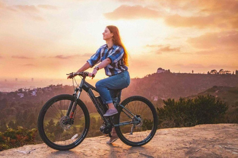 هوليوود جولة إرشادية بالدراجة الإلكترونية إلى علامة هوليووددراجة إلكترونية كبيرة