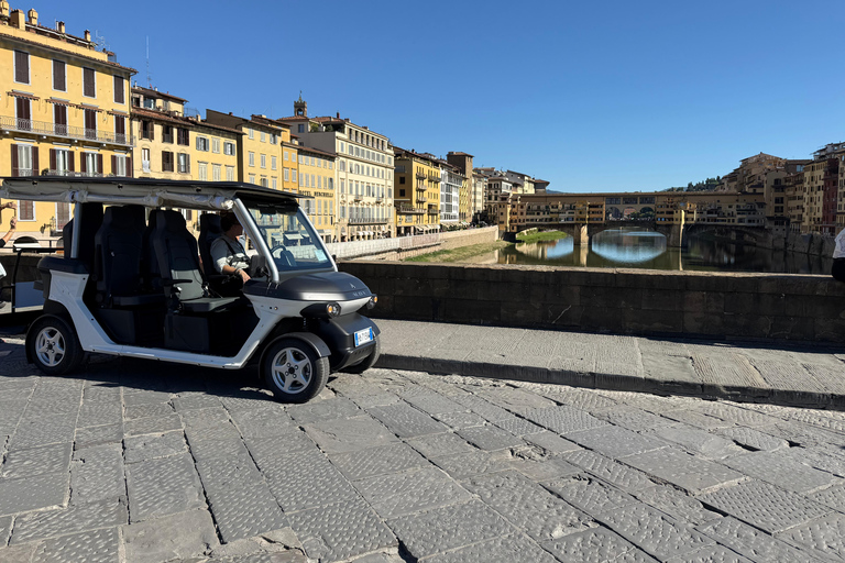 Golf cart tour of the hills of Florence and Piazza Michelangelo