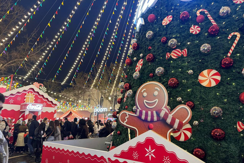 Baku: Winter Lights and Fair Tour with Hot Drinks