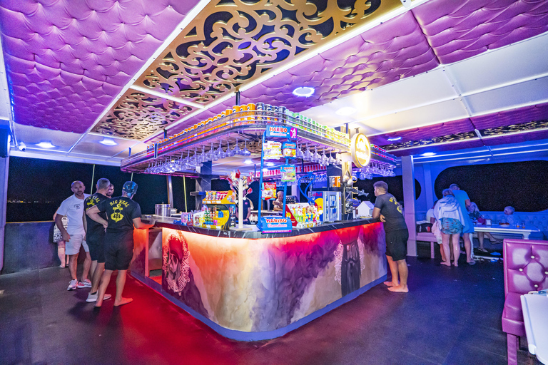 Alanya: All Inclusive Sonnenuntergangskreuzfahrt auf einem LuxusbootTransfer von Konakli, Türkler, Avsallar und Okurcalar