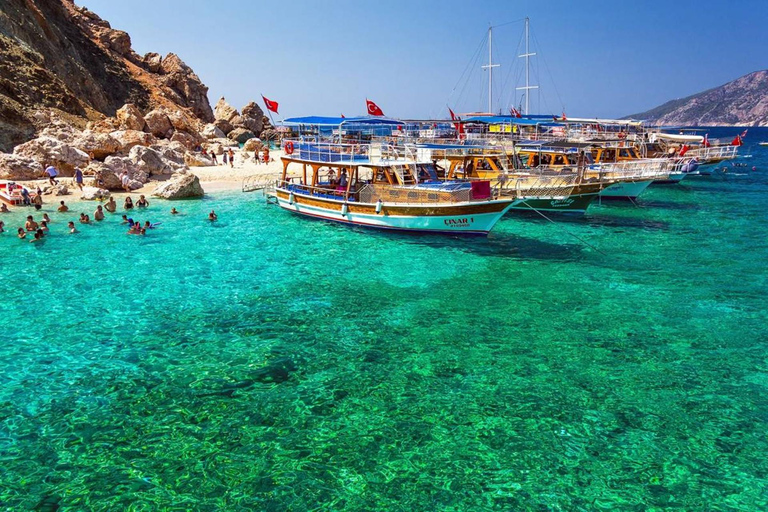 Antalya: Suluada Island Boat Trip with Lunch & Transfer Transfer From Antalya & Belek Hotels