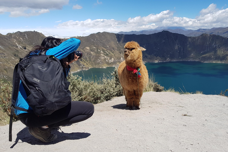 Depuis Quito : Visite d&#039;une jounée de Quilotoa incluant le déjeuner et le billetVisite privée