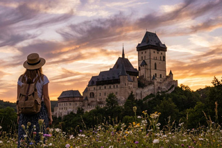 From Prague: Karlštejn Castle & Koněprusy Caves Tour