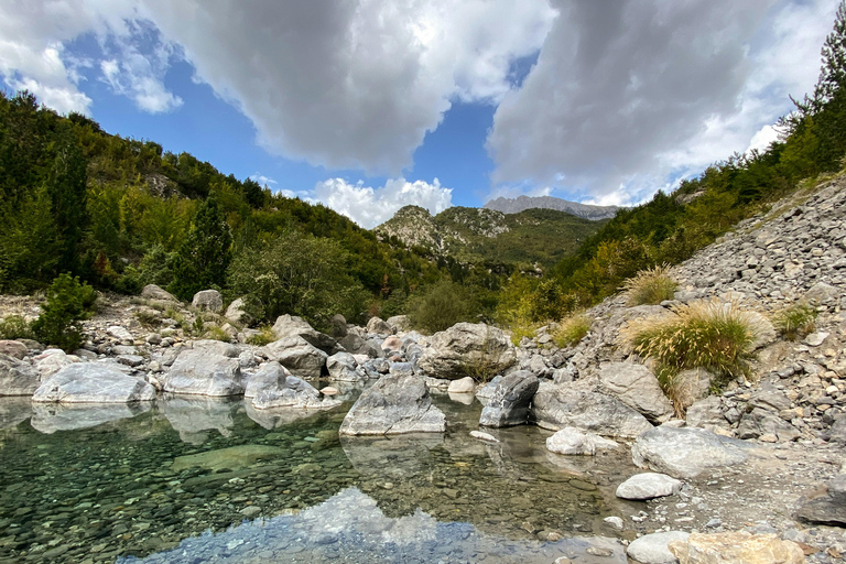 From Tirana: Theth and Blue Eye Guided Hike Day Trip
