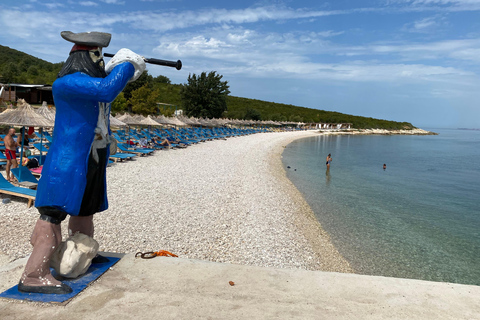 Vlorë: Sazan Island, Haxhi Ali Cave, and Karaburun Boat Tour