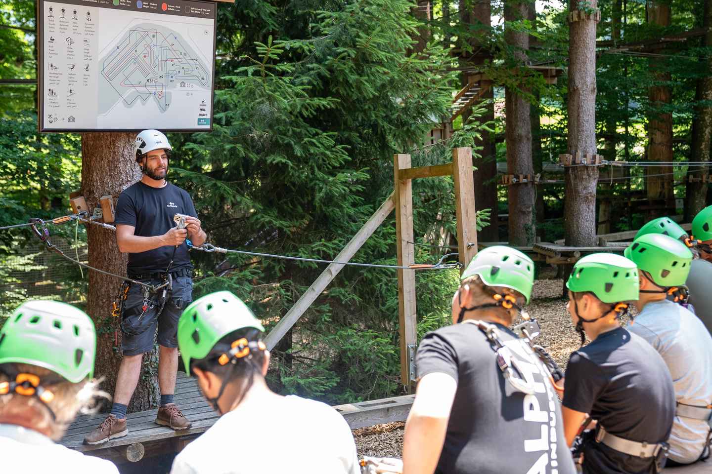 Klettagarður Interlaken: Klifurævintýri með Aðgöngumiða