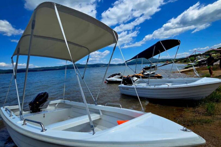 Sofia: Motorboat Ride with Beach Break and Sun Loungers